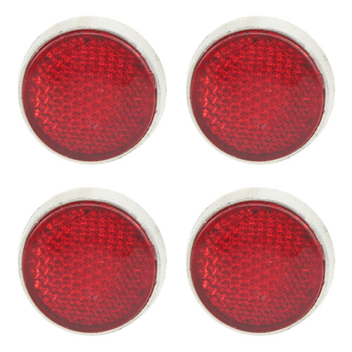 4 Stück runder Reflektor, 42 mm, hohe Helligkeit,