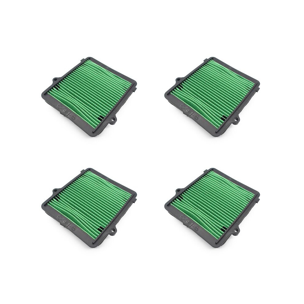 4X Motorcycle Filter Air Filter Elements For Crf1000l Africa Twin Abs Dct 2016-2019 Green/Black 6031636162699