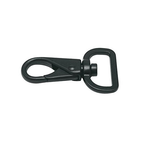 1' Internal Diameter D Ring Carabiner Hook Black Ref: 5669