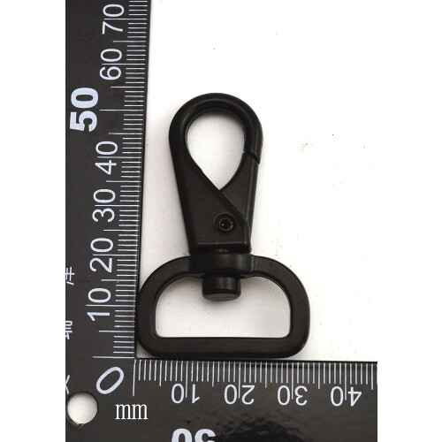 1' Internal Diameter D Ring Carabiner Hook Black Ref: 5669 2