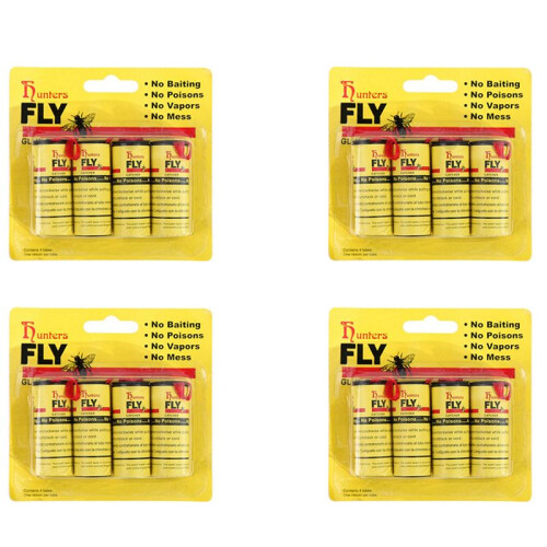 4X Sticky Fly Roll Sticky Flyboard Fly Stick Fly Stick Mosquito Paper Fly Roll
