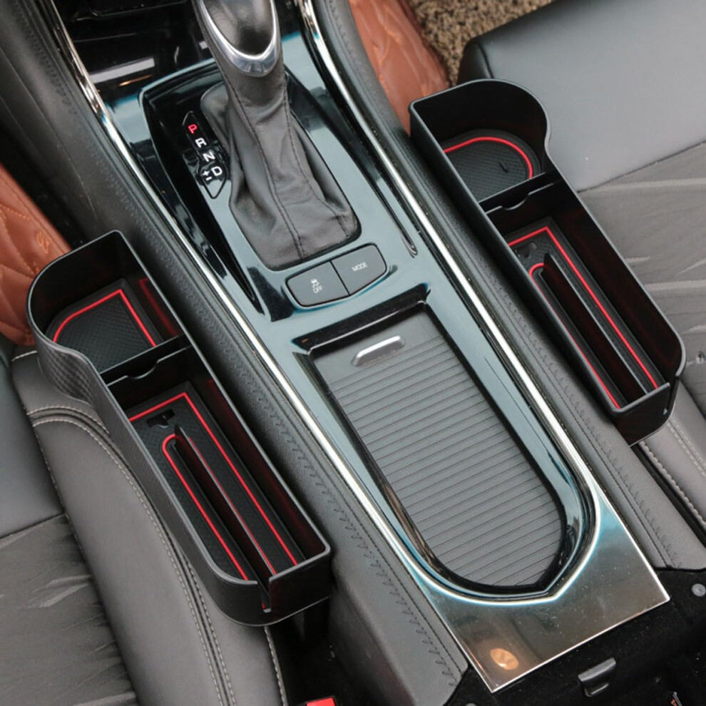 Car Seat Storage Box For Buick Verano Encore Gx Gl6, Carbon Fibre, Includes Silicone Pad, Seam Box Accessories Black 9347817406047