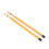 2Pcs Trommel Pinsel Drumstick Stick Mallet Bambus 12