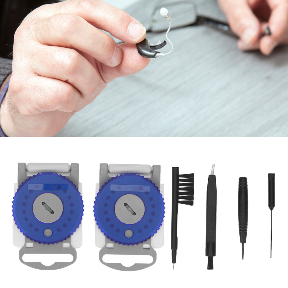 Blue Hearing Amplifier Wax Guards Dust Proof Covers For Sound Enhancers