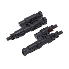 2Pcs Waterproof Solar Branch Connector 1 to 2 1500V 50A T Connector Set