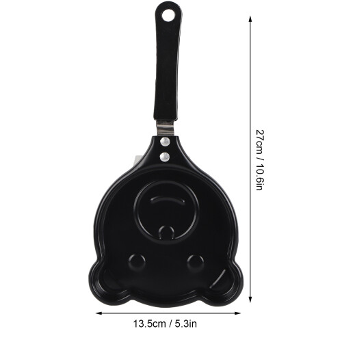 Mini Nonstick Bear Egg Frying Pan Stainless Iron Collection 1