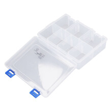 Boîte de rangement en PP à 7 compartiments pour petites pièces, 20,6 x 15 x 6,1 cm