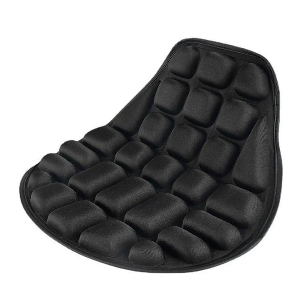 Motorcycle Seat Cushion Universal 3D Shockabsorbing Antislip Breathable For Motorbike Accessories Black 9347817915747