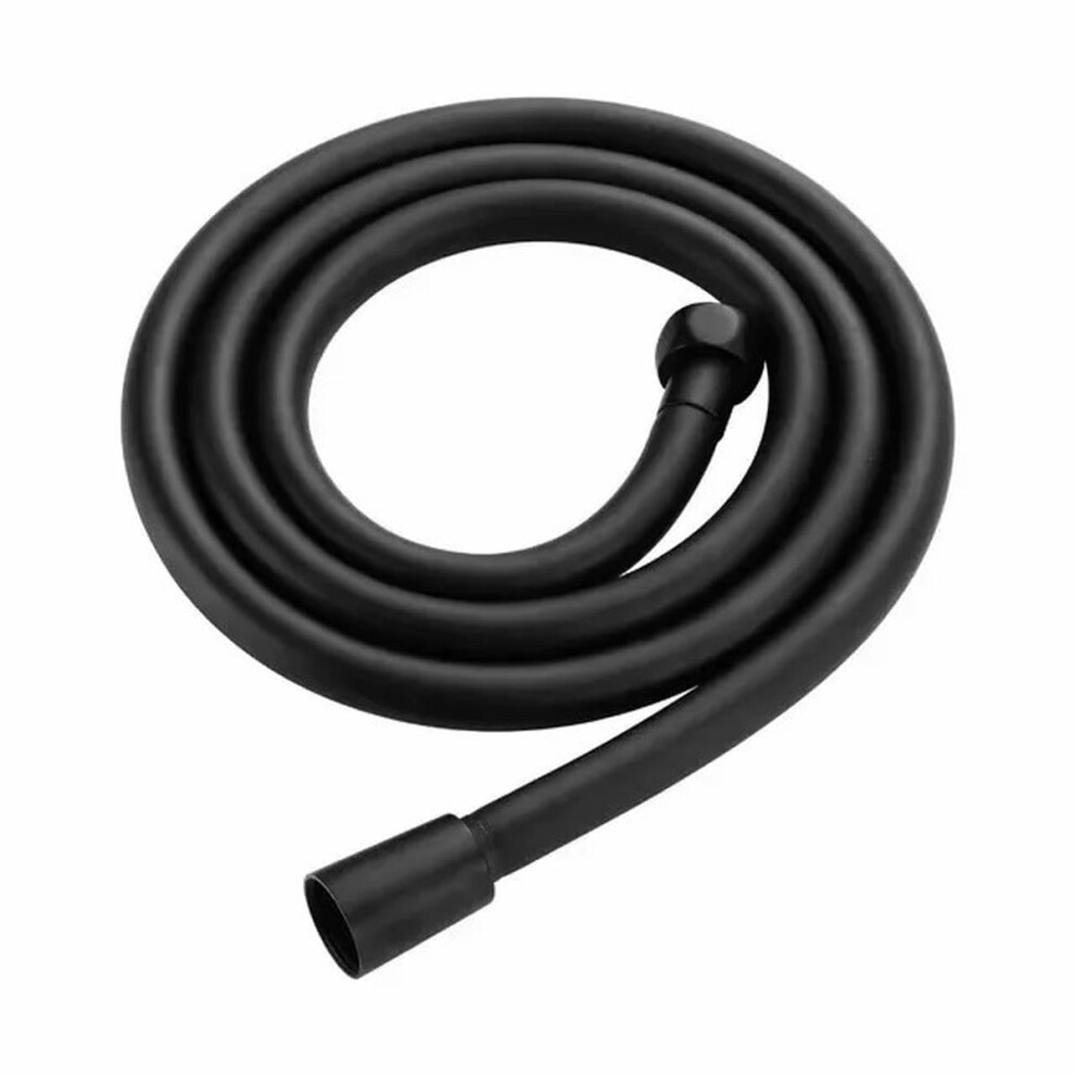 Black Pvc Handheld Shower Hose, G1/2, Universal Interface, Explosionproof, 150 Cm 9382693617842