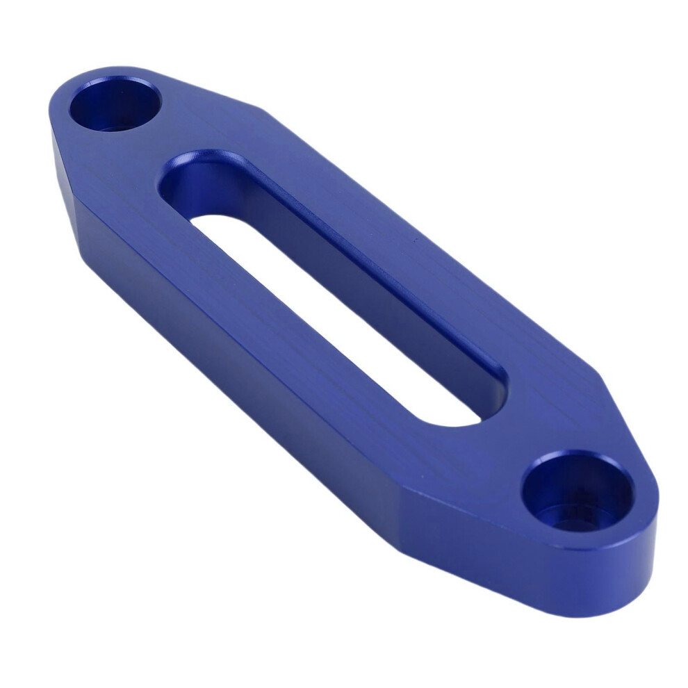 Aluminum Alloy Winch Fairlead, Lightweight Hawse Style Fairlead With Standard Hole Spacing For 3000 To 4000 Lb Winches (Blue) Blue 9347817915907