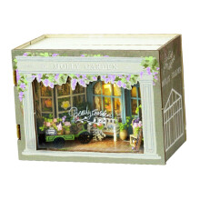 Miniature Dollhouse Novelty Colourful Birthday Gift Present Wooden Doll House