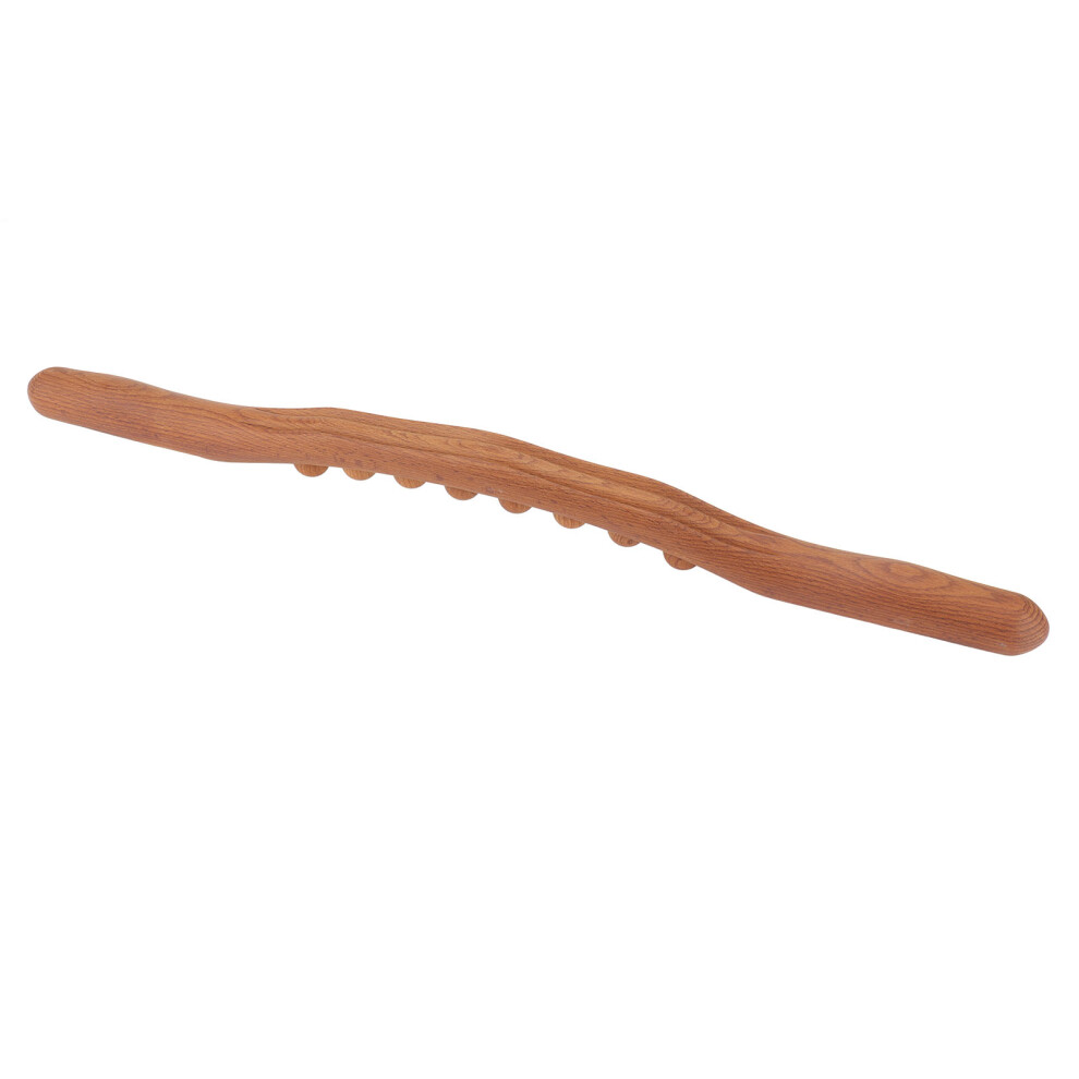 Handheld Gua Sha Massage Tool for Neck & Back, 52cm Beech Wood