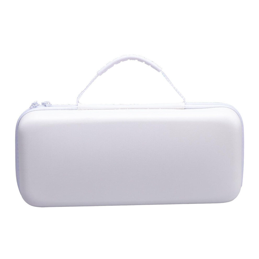 Game Console Carrying Case, Shockproof Hard Shell With Game Card Slots And Large Zippered Pocket, White 9426802588002