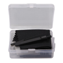 Tool Kit Accessories for Hearing Aid Cleaning, Volume Adjustment and Maintenance, Electronic Device Cleaner Brush Set with Waterproof ABS Components,