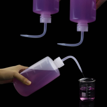 500-ml-LDPE-Spritzflaschen mit schiefem Hals und 6-Tip-Pack für sichere und einfache Abgabe von Flüssigkeiten und Lösungen