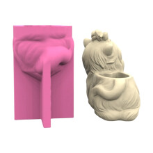 Silicone Mould Dog Shape Silicone Planter Moulds Silicone