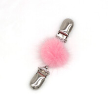 Boucles de fixation à clip de décolleté sphérique floues-Style A