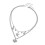 Collier chaîne avec pendentif à la mode, bijoux adapté-argent 1