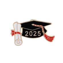 Exquisite Graduation Hat Lapel Pin Adornment for-C3022