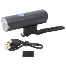 Lanternă frontală pentru bicicletă impermeabilă cu baterie reîncărcabilă USB, cu luminozitate multimodă și sonerie electrică pentru mers