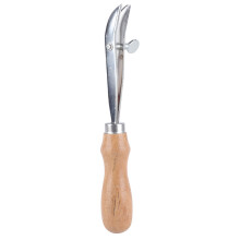 Bordeadora de cuero ajustable con mango liso, material de primera calidad para marcar líneas en cuero, ideal para la confección de cinturones y