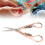 Embroidery Scissors with Retro Design, Sharp Points for Detail Work and Ergonomic Design for Comfortable Handling 3