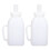 Calf Feeding Bottle 1L Durable Plastic Silicone Easy Clean 1