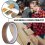 PTFE Tape for Electronics, Teflon Fabric Tape Non-Stick Surface, High Temperature Resistance Multipurpose, Universal Compatibility, 3