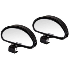 Rétroviseur universel, grand angle réglable et lentille claire, installation facile, vision arrière en ABS et verre de haute qualité, pour une