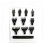 Replaceable Leather Chisel Hole Punch Set For Stitching And Crafting With 4mm 5mm 6mm Spacing Metal Hand Tool 1