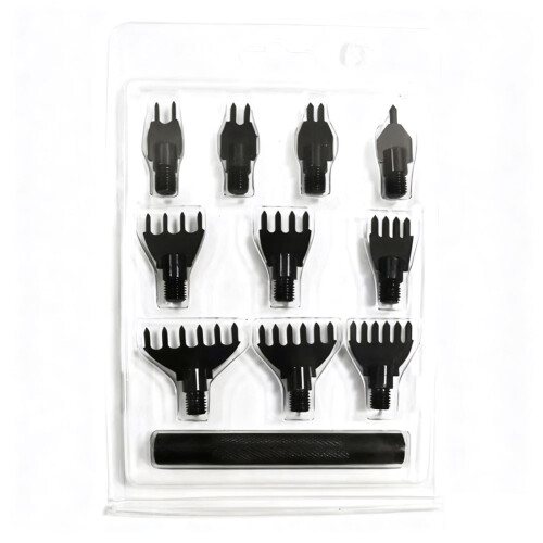 Replaceable Leather Chisel Hole Punch Set For Stitching And Crafting With 4mm 5mm 6mm Spacing Metal Hand Tool
