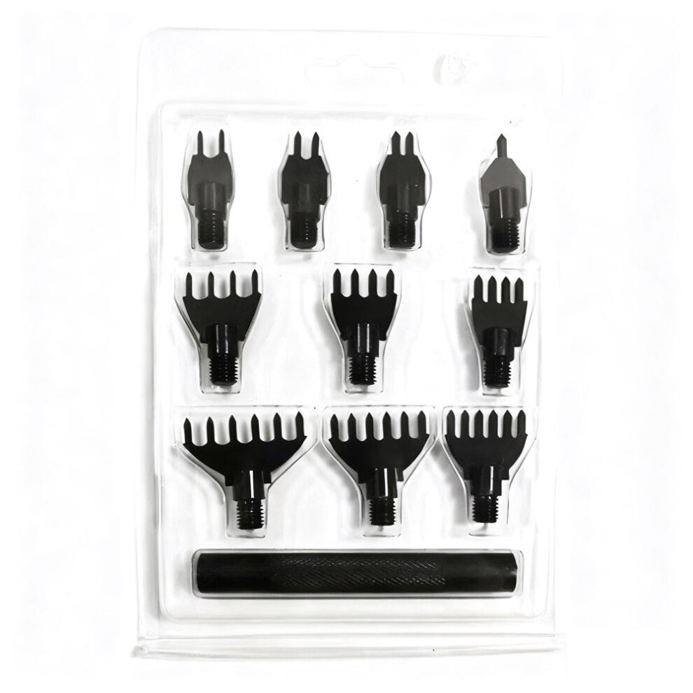Replaceable Leather Chisel Hole Punch Set For Stitching And Crafting With 4Mm 5Mm 6Mm Spacing Metal Hand Tool 6935161519709