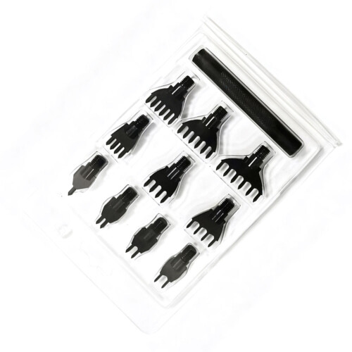 Replaceable Leather Chisel Hole Punch Set For Stitching And Crafting With 4mm 5mm 6mm Spacing Metal Hand Tool 1