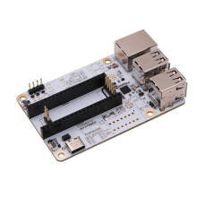 USB HUB Expansion Board with 4 Ports and RJ45 Ethernet for MilkV Duo Linux Development