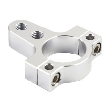 27mm Aluminum Steering Damper Fork Frame Mounting Clamp Bracket Foot Fixer for Motorcycle Bike Modification