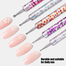 5 stücke Nagel Punktierung Stift Hause Salon