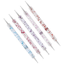 5pcs Nail Dotting Pen Set, Acrylic Manicure Tools, 12.8cm