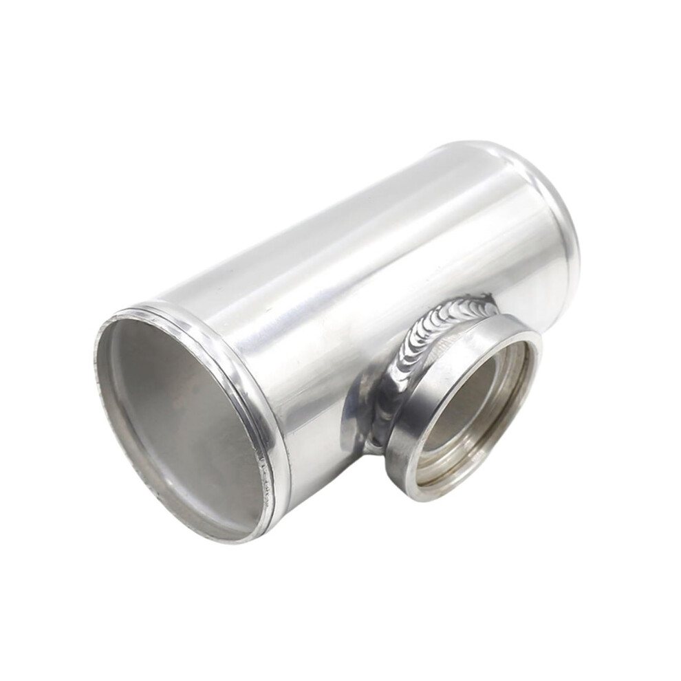 63Mm 2.5 Inch Turbo Blow Off Valve Adapter Aluminum Flange 150Mm Performance Boost Silver 9382693802521