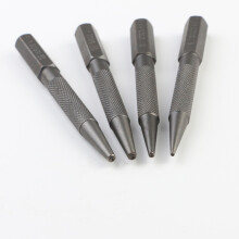 Alloy Steel Center Punch Set for Precision Positioning in Manufacturing and Maintenance Pack of 4