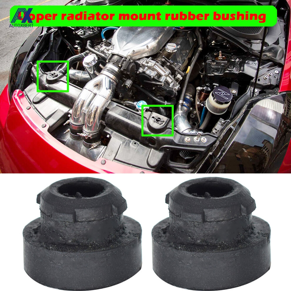 2Pc For Infiniti Q45 G35 G37 Fx45 M45 M35 Ex37 Fx50 Qx50 Qx60 Qx70 Q60 Q50 Q70l Q40 Radiator Mount Bushing Bracket Rubber 6935161539806