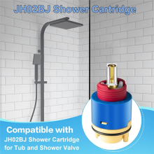JH02BJ HL-40 Shower Core Replacement,40Mm Pressure Balance Cartridge,For Tub And Shower Faucet Valve