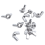 M6 Thread Dia Stainless Steel Wing Nut Butterfly Wing Nuts 30 Pcs 2
