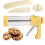 Cookie Press for Baking with 16 Discs and 6 Icing Tips, Durable Stainless Steel Spritz Set 1