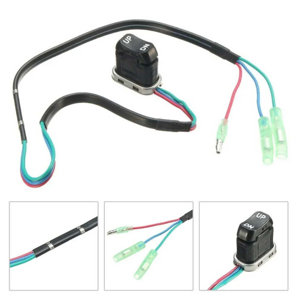 Black Power Tilt Trim Switch For Johnson Evinrude Outboard 5006358 Power Trim Tilt Switch Boat Type-Tool 6935161538212