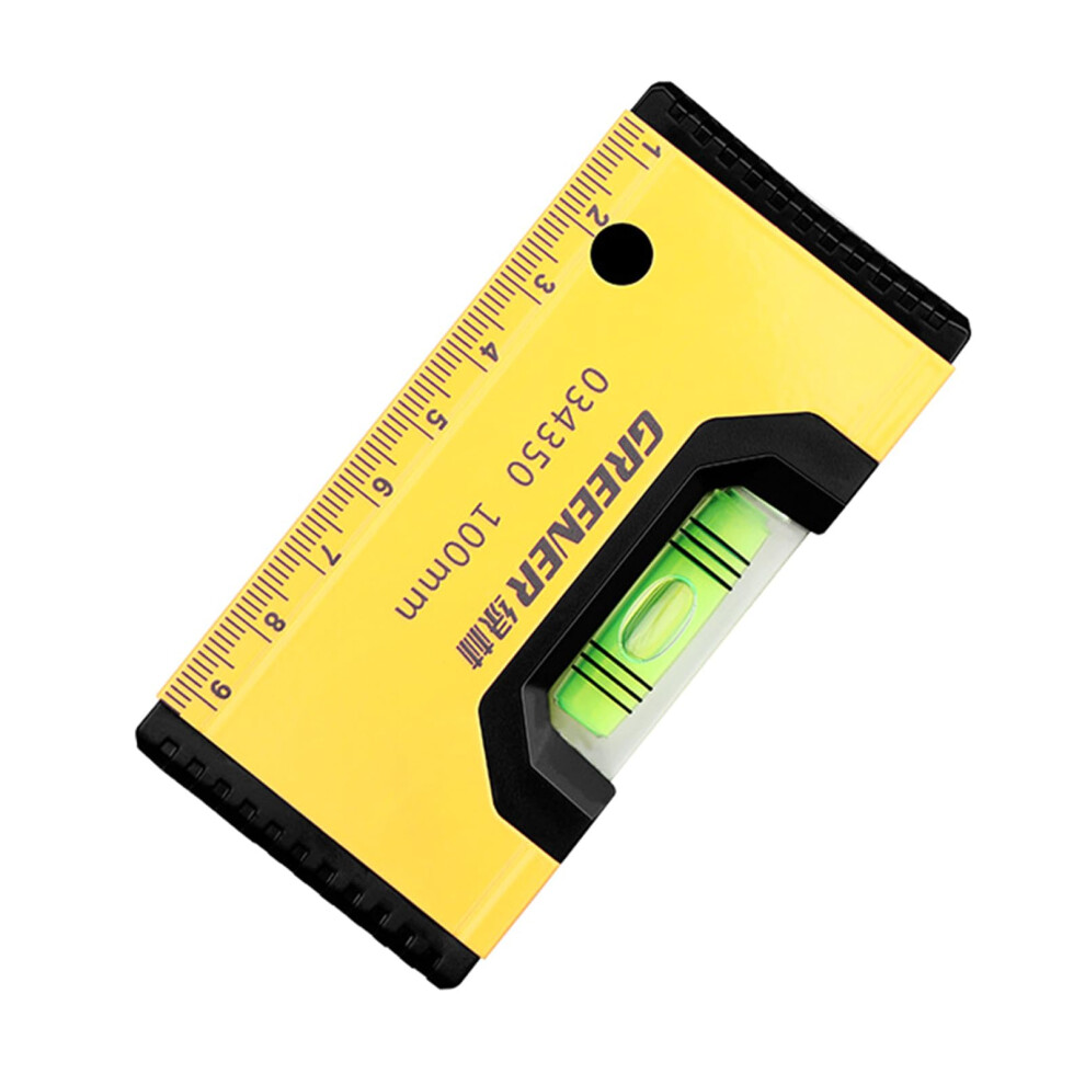 Bubble Levels Magnetic Pocket Spirit Level Tool Precision Spirit Level Portable Shockproof Ruler 9189345317989