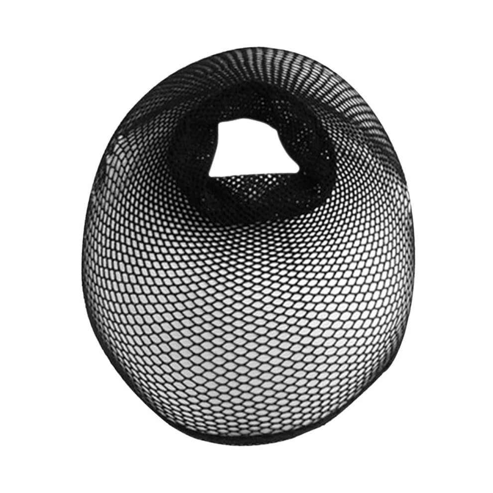10 Temp Elastic Hair Net Caps for Wigs, Breathable for All Hair Types, Black