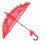 Red Lace Foldable Wedding Bride Umbrella with Parasol 56.5cm 1