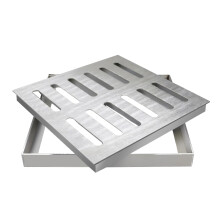 Stainless Steel Drain Cover Grate 60x30cm for Outdoor Yard Garden Patio Garage Sewer