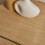 Bedside table with 2 drawers and grooved-effect sides, 55 cm high - MALAGA 6
