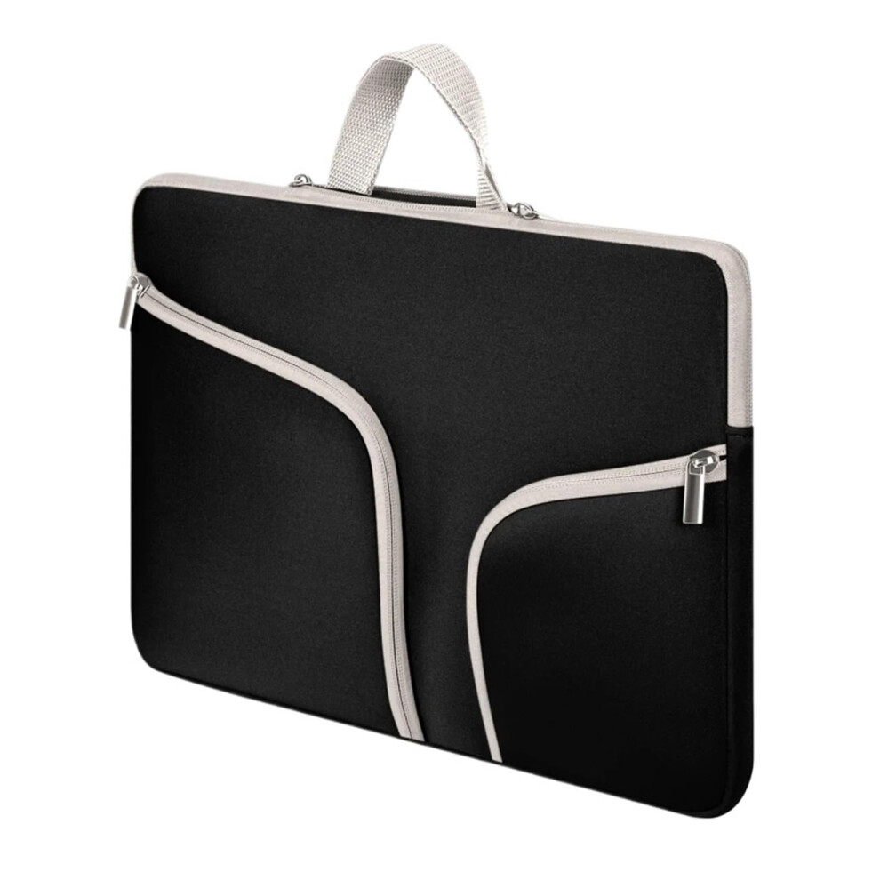 Laptop Bag Waterproof Notebook Sleeve Case Protective Shoulder Bag Handbag Briefcase Bag For Notebook (, 1314 Inch) 1314 Inch Black 9347817917505